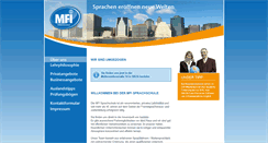 Desktop Screenshot of mfi-sprachschule.de